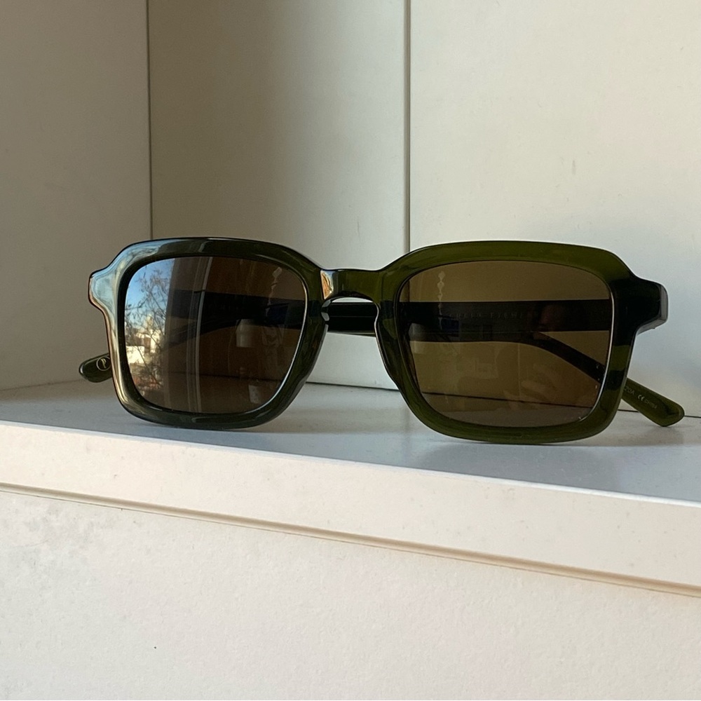NIB | Crap Eyewear | The Heavy Tropix Sunglasses in Crystal Olive Bio | Unisex